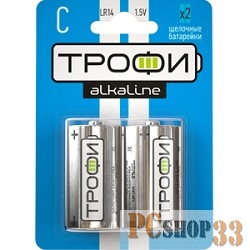 Батарейка ТРОФИ LR14-2BL (12/96/6720)
