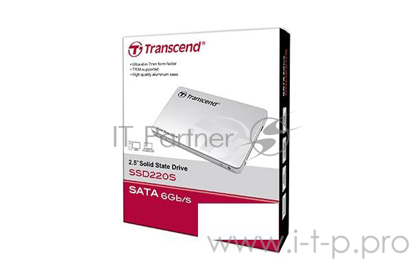 накопитель Transcend SSD 240GB 220 Series TS240GSSD220S {SATA3.0}