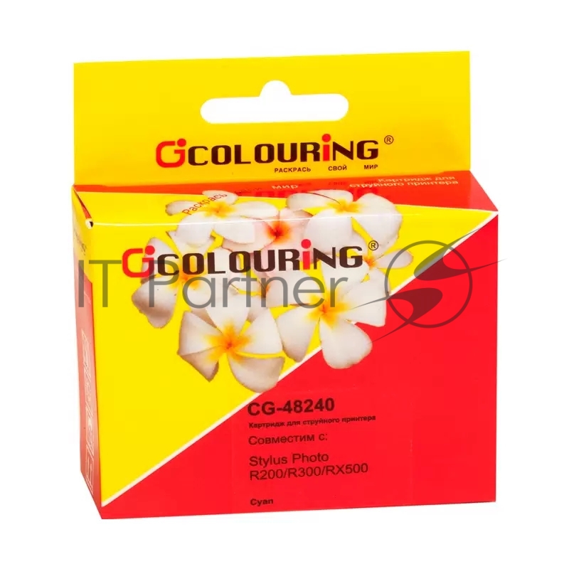 Картридж CG-48240 для принтеров Epson Stylus Photo R200/R300/RX500 Cyan водн Colouring