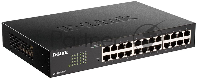D-Link DGS-1100-24V2/A1A Настраиваемый компактный коммутатор EasySmart с 24 портами 10/100/1000Base-T
