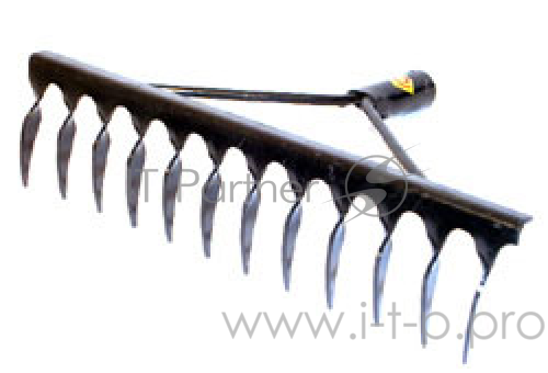 Грабли 12 зуб. витые, с вынос. тулейкой, б/ч (Заря)
