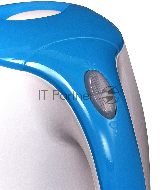 Чайник электрический Starwind SKP1217 1.8л. 2200Вт белый/голубой (корпус: пластик)