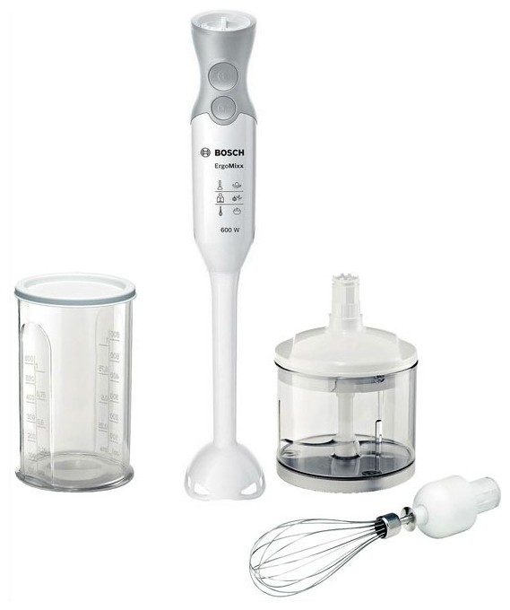 Блендер погружной BOSCH MSM66050 600Вт белый