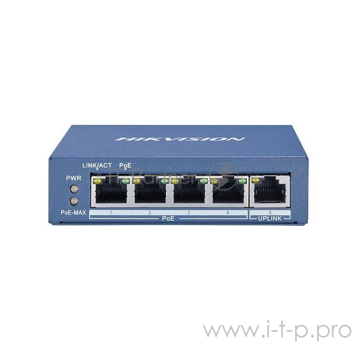 Коммутатор 4PORT 1000M POE DS-3E0505P-E/M HIKVISION