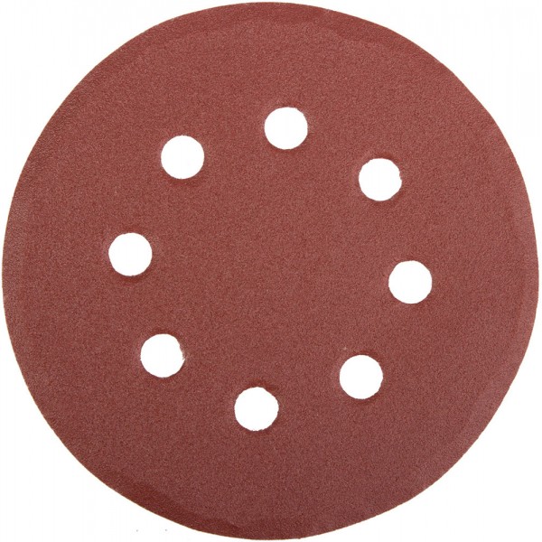 Круг шлифовальный Stayer MASTER 35452-125-180, 8 отверстий, Р180, 125 мм, 5 шт