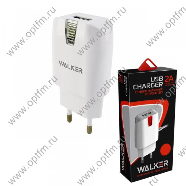 СЗУ-USB 1 выход max 2,0A WALKER WH-21 белая