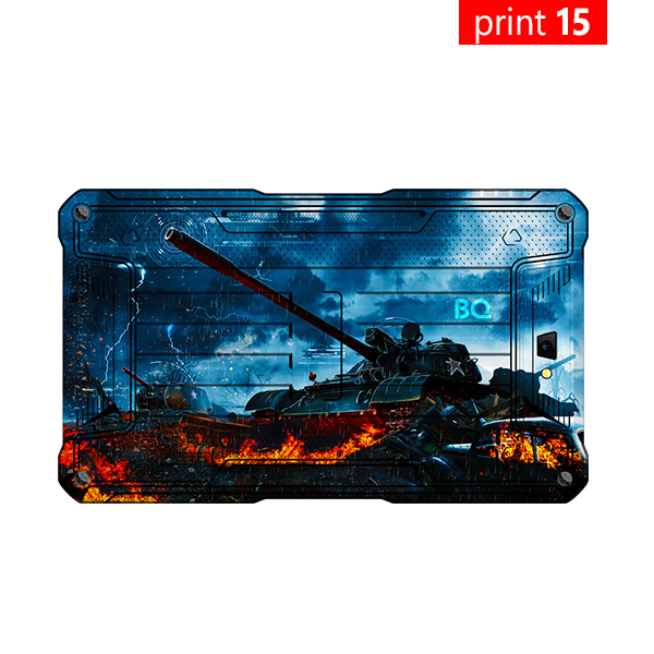 Планшет BQ-7082G Armor Print15 7 8Gb 3G BQ-7082G Armor Print15 (7, 1024*600, TN, 4*1.0Ghz, 1+8Гб, GPS, 7.0)