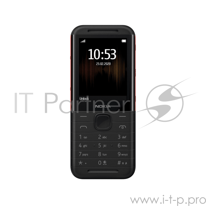 Телефон сотовый Nokia NOKIA 5310 TA-1212 DS EAC UA BLACK/RED, 2.4, 1 Core, 16MB + 8MB (ROM/RAM), Micro SD, up to 32GB flash, 2 Sim, GSM 900/1800/1900, BT v3.9, WAP 2.0, GPRS, EDGE, HSCSD, Micro-USB, 1200mAh, Series 30+, 88,2g, 52,4x123,7x13,1