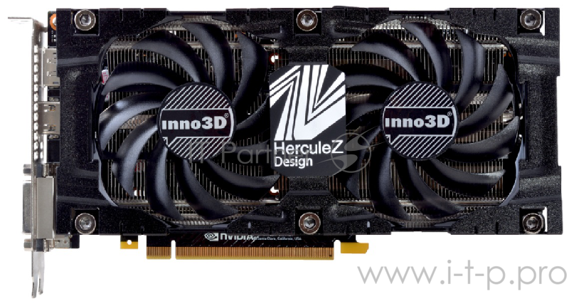 Видеокарта INNOVISION GeForce GTX1070 TWIN X2 / 8GB GDDR5 256bit / 1506-1683MHz / N1070-2SDV-P5DS / RTL