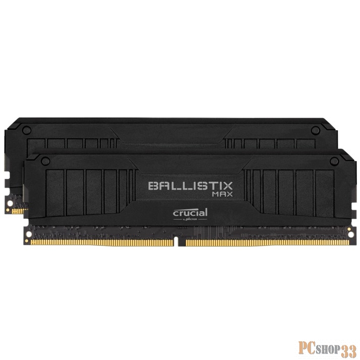 Память оперативная Crucial 32GB Kit (16GBx2) DDR4 4000MT/s CL18 Unbuffered DIMM 288 pin Ballistix MAX Black