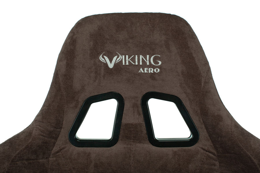 Кресло игровое Бюрократ VIKING KNIGHT LT10 FABRIC коричневый крестовина металл