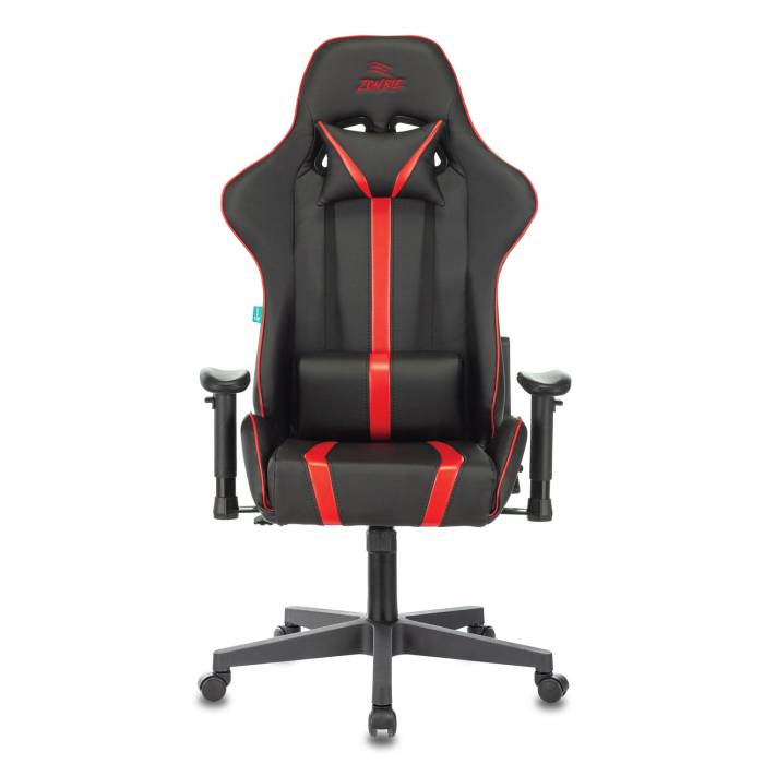 Кресло игровое Бюрократ VIKING ZOMBIE A4 RED черный/красный искусственная кожа