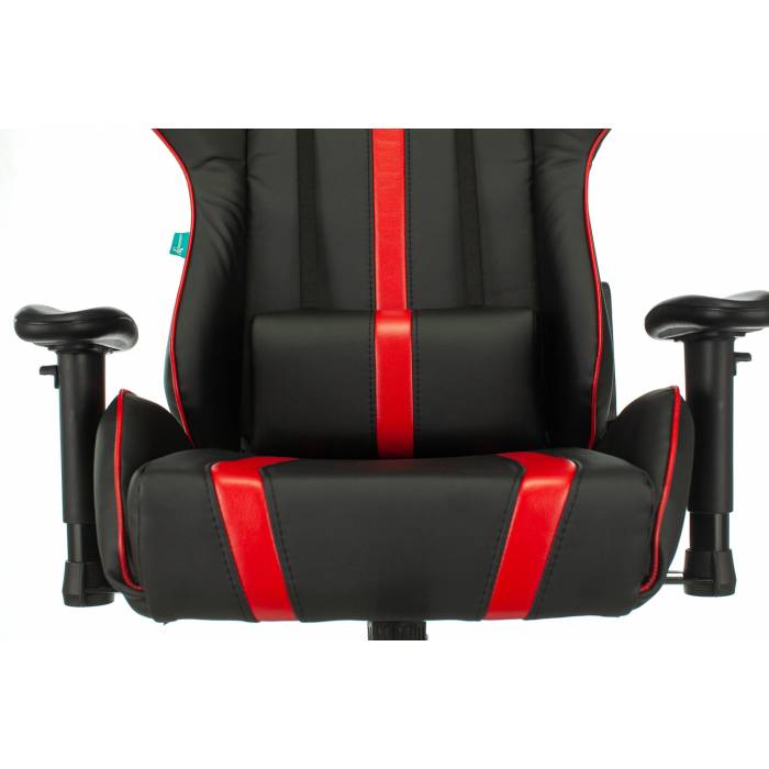 Кресло игровое Бюрократ VIKING ZOMBIE A4 RED черный/красный искусственная кожа