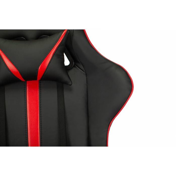 Кресло игровое Бюрократ VIKING ZOMBIE A4 RED черный/красный искусственная кожа