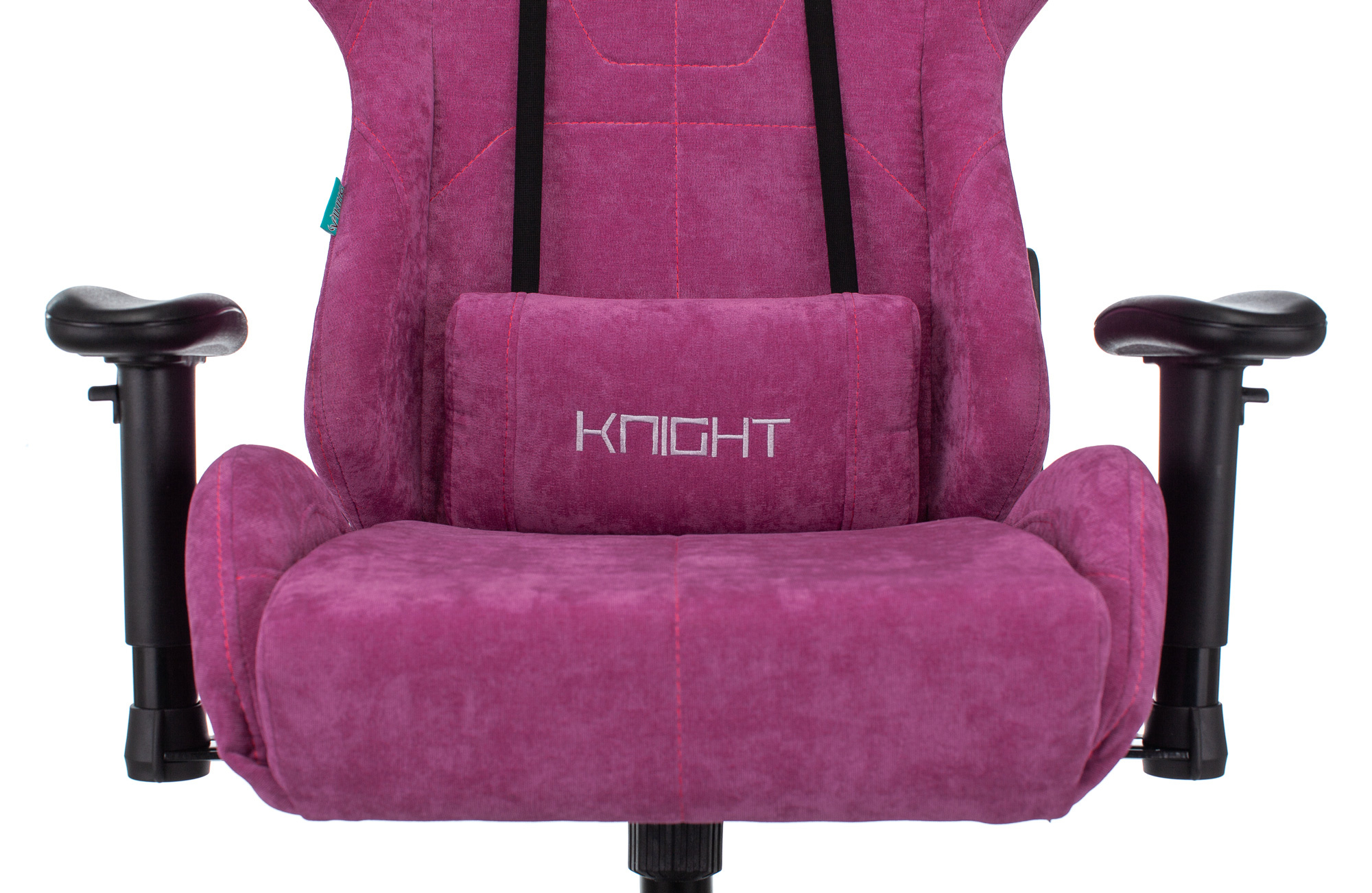 Кресло игровое Бюрократ VIKING KNIGHT LT15 FABRIC малиновый крестовина металл