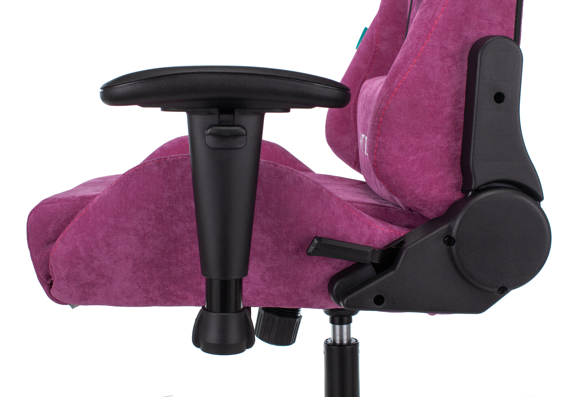 Кресло игровое Бюрократ VIKING KNIGHT LT15 FABRIC малиновый крестовина металл