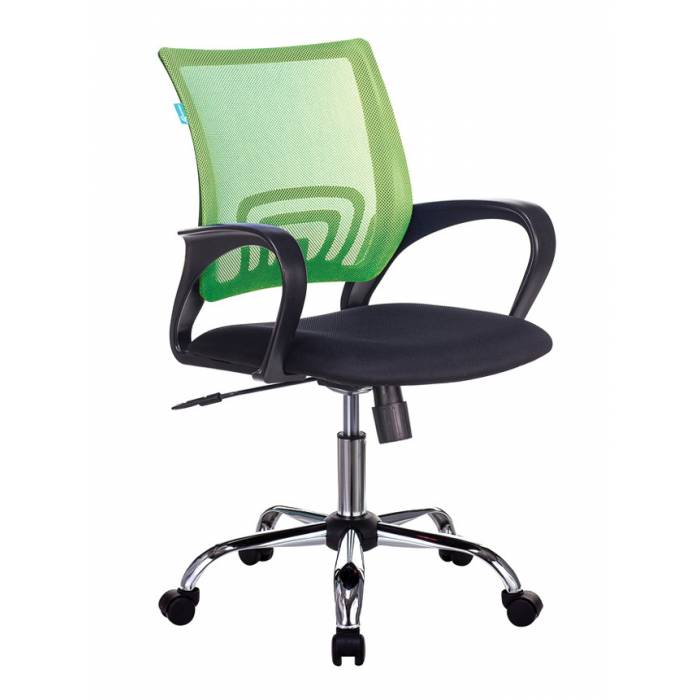 Кресло Бюрократ CH-695N/SL/SD/TW-11 салатовый TW-03A сиденье черный TW-11 крестовина хром