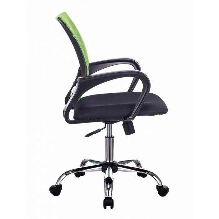 Кресло Бюрократ CH-695N/SL/SD/TW-11 салатовый TW-03A сиденье черный TW-11 крестовина хром