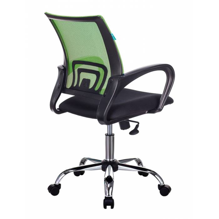 Кресло Бюрократ CH-695N/SL/SD/TW-11 салатовый TW-03A сиденье черный TW-11 крестовина хром