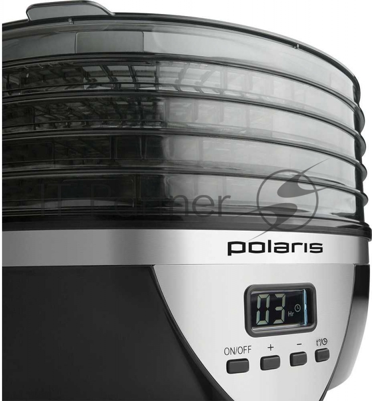 Сушка для фруктов и овощей Polaris PFD 2605D 5под. 350Вт черный
