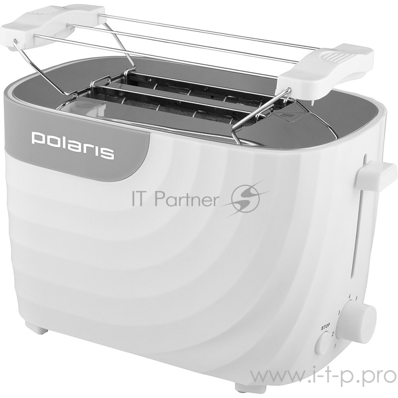 Тостер Polaris PET 0720 700Вт белый/серый