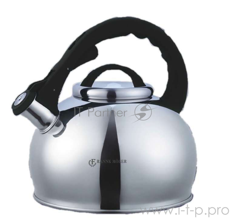 Чайник для плиты Frank Moller FM-557 (12) 3 л. чёрная ручка