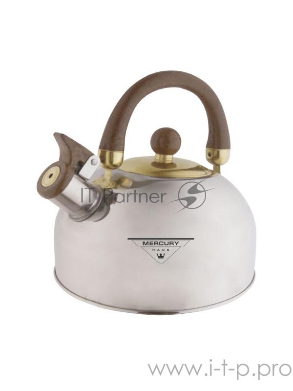 Чайник для плитыMercuryHaus MC-7801 (12) 3.0 л. со свистком