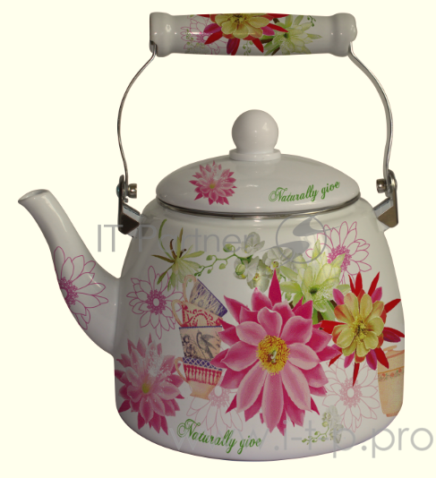 Чайник для плиты Mercury MC-7541 (12) 3,7 л. эмалированный