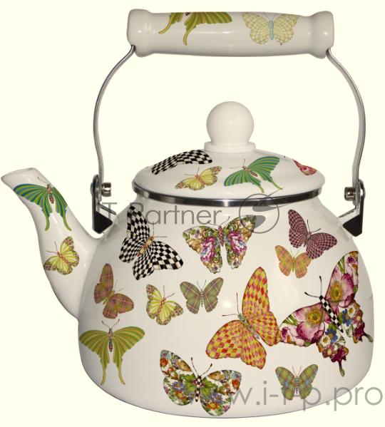 Чайник для плиты Mercury MC-7535 (12) 2,8 л. эмалированный