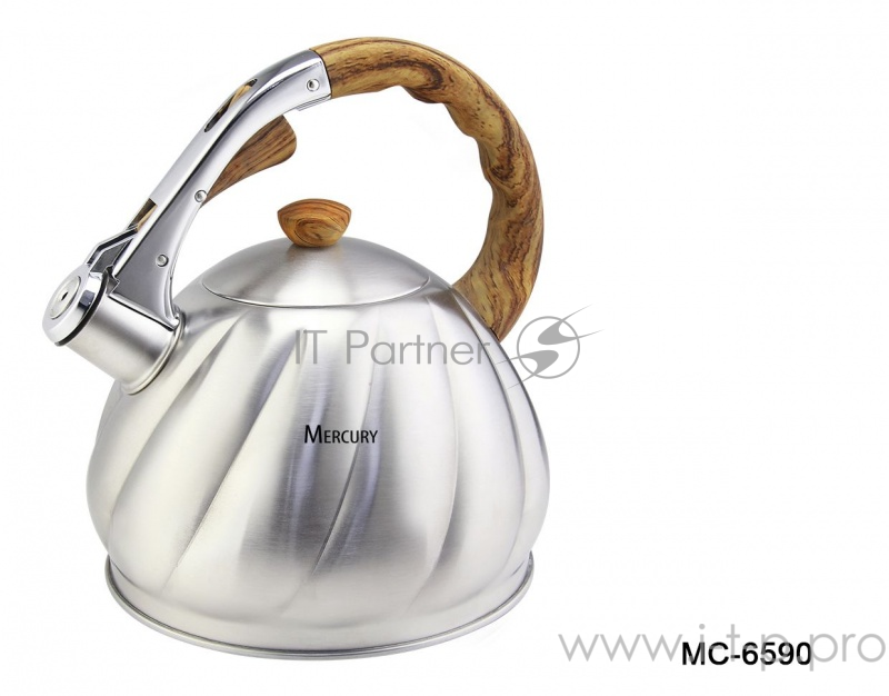 Чайник для плиты Mercury MC-6590 (12) 3,5 л. со свистком