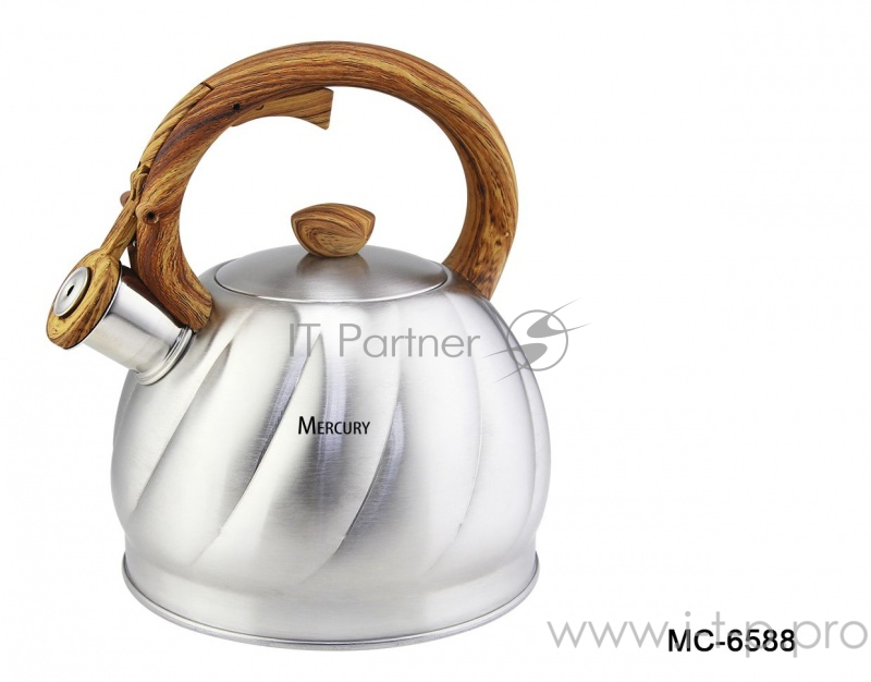Чайник для плиты Mercury MC-6588 (12) 3,5 л. со свистком