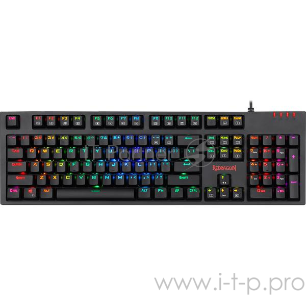 Клавиатура USB AMSA PRO REDRAGON RU 77607 DEFENDER