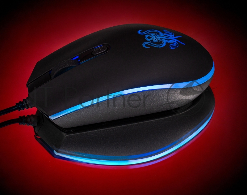 Мышь Oklick 706G OCTA черный оптическая (1600dpi) USB (4but)