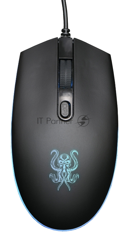 Мышь Oklick 706G OCTA черный оптическая (1600dpi) USB (4but)