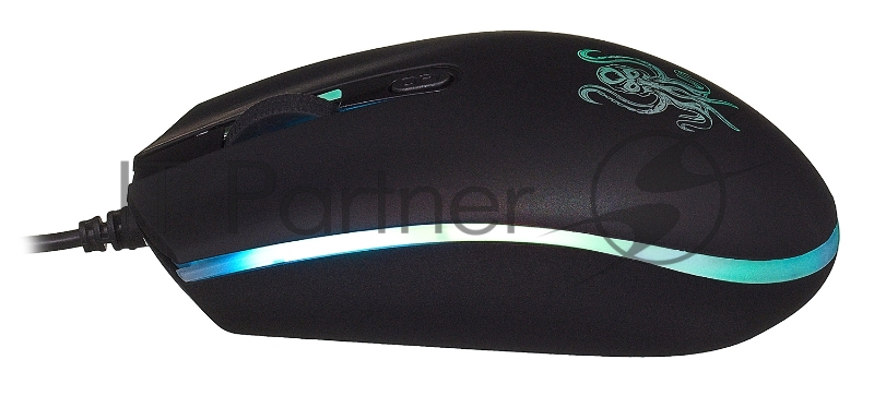 Мышь Oklick 706G OCTA черный оптическая (1600dpi) USB (4but)