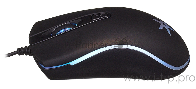 Мышь Oklick 704G TOKUGAWA черный оптическая (1600dpi) USB (4but)