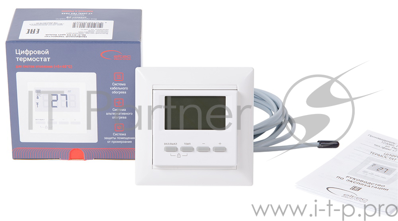 Терморегулятор SPYHEAT NLC-511H цифровой белый +5до+40С