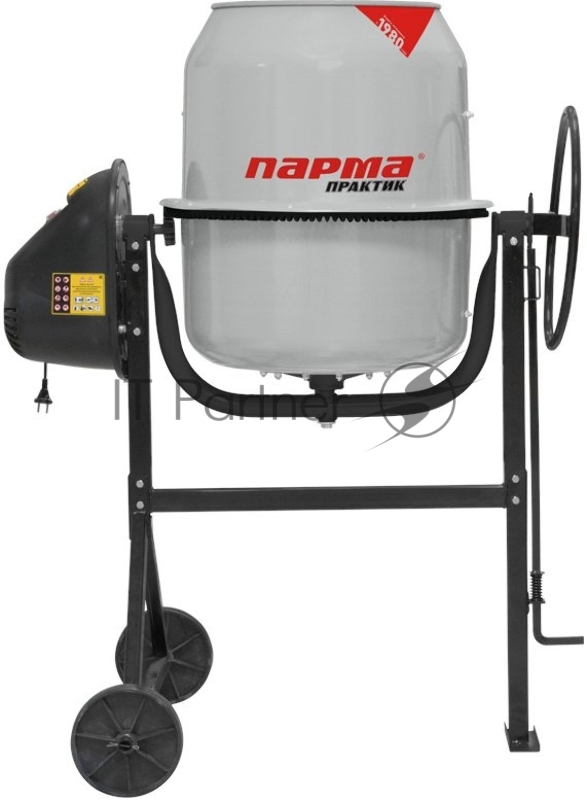 Бетоносмеситель ПАРМА Б-141-Э 600 Вт чуг.венец объем бака/смеси 140/75л