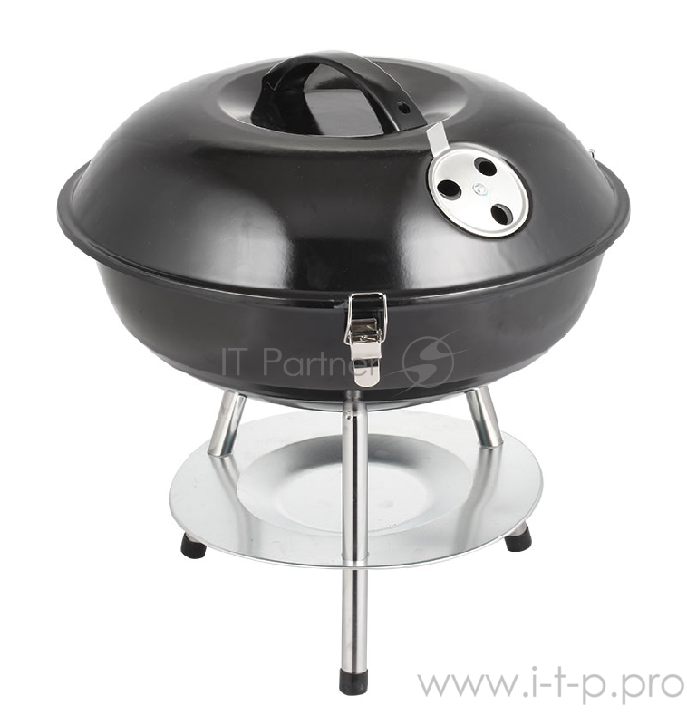 Ecos Переносной угольный гриль CHG-014B, с крышкой, 35*35см