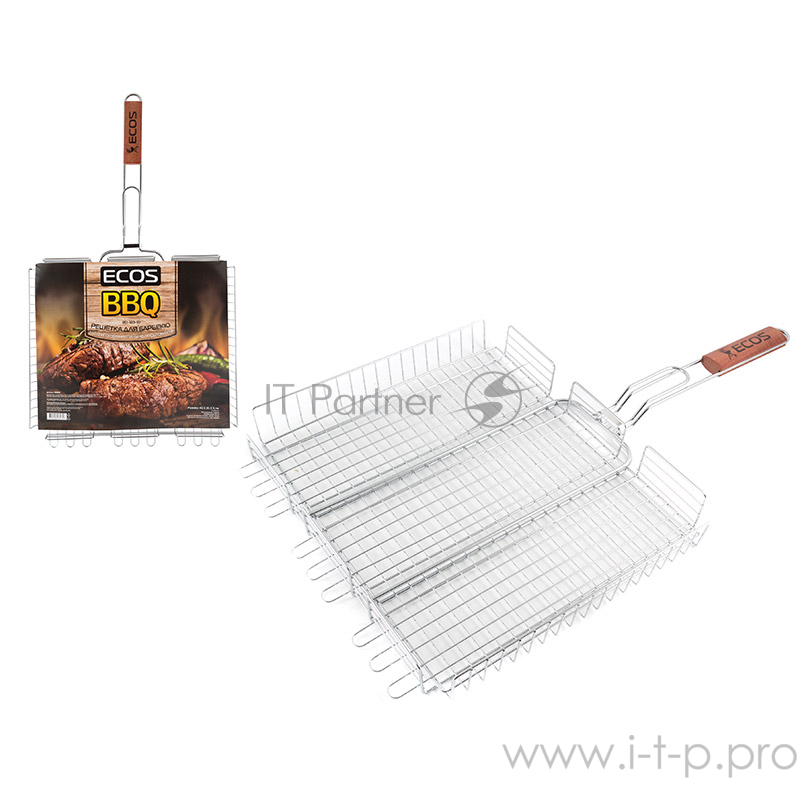 Ecos Решетка для барбекю ECOS RD-103-1D (глубокая, регулир. глубина, р-р 40х35х5 см, общая длина 70 см)