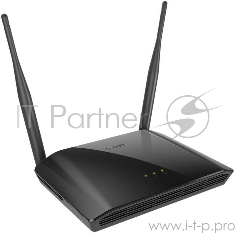 D-Link DIR-615/T4D Роутер 2.4 ГГц, N300, 10/100BASE-TX, 4 порта 10/100Base-TX, web-интерфейс, 2 антенны
