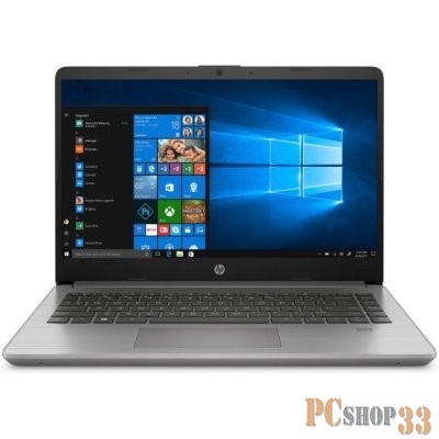 Ноутбук HP 340S G7 Core i3-1005G1 1.2GHz,14 HD (1366x768) AG Narrow Bezel,4Gb DDR4(1),128Gb SSD,41Wh LL,1.5kg,1y,Silver,Dos