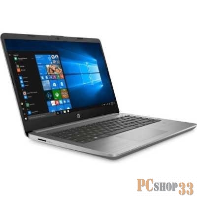 Ноутбук HP 340S G7 Core i3-1005G1 1.2GHz,14 HD (1366x768) AG Narrow Bezel,4Gb DDR4(1),128Gb SSD,41Wh LL,1.5kg,1y,Silver,Dos