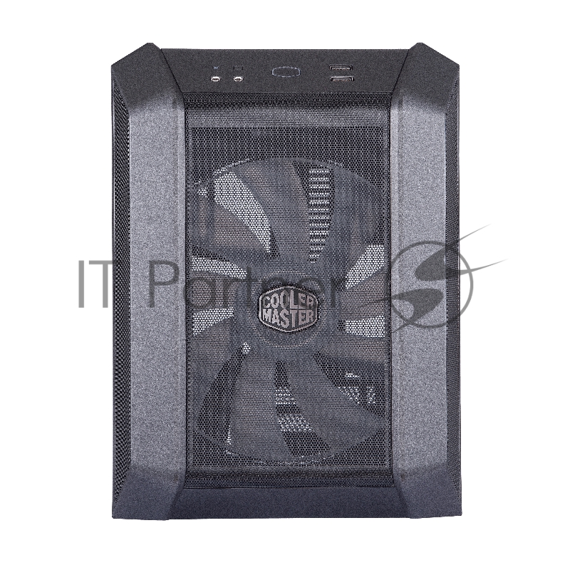 Корпус без БП Cooler Master MasterCase H100 Mesh, USB3.0x2, 1x200 ARGBFan, 1x RGB Controller, Black-Iron Grey, mITX, w/o PSU