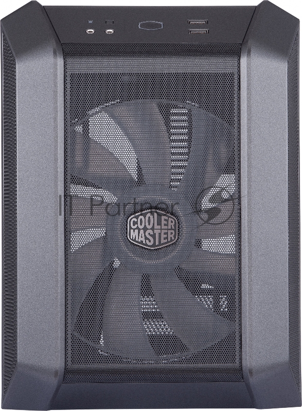Корпус без БП Cooler Master MasterCase H100 Mesh, USB3.0x2, 1x200 ARGBFan, 1x RGB Controller, Black-Iron Grey, mITX, w/o PSU