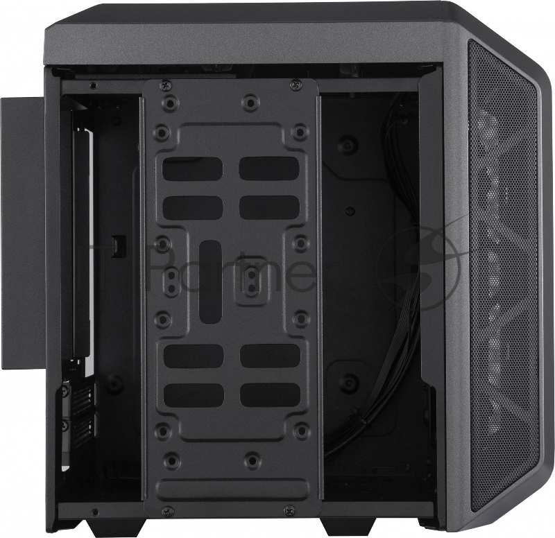 Корпус без БП Cooler Master MasterCase H100 Mesh, USB3.0x2, 1x200 ARGBFan, 1x RGB Controller, Black-Iron Grey, mITX, w/o PSU