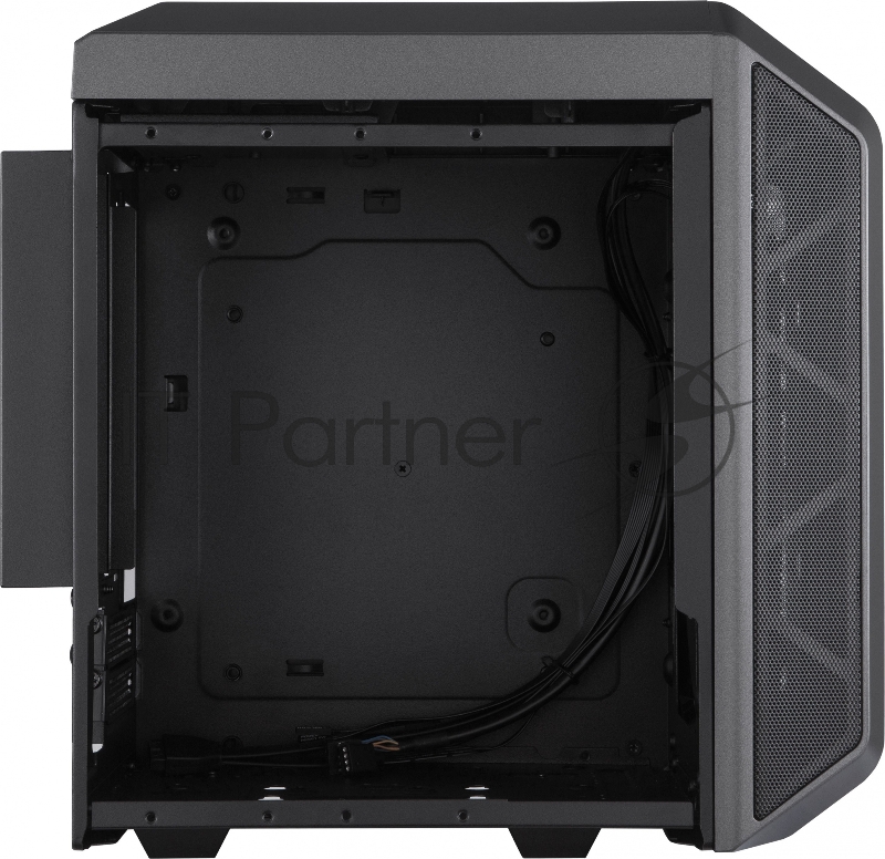 Корпус без БП Cooler Master MasterCase H100 Mesh, USB3.0x2, 1x200 ARGBFan, 1x RGB Controller, Black-Iron Grey, mITX, w/o PSU