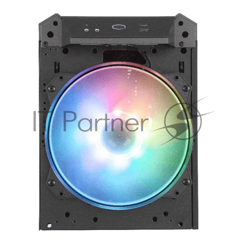 Корпус без БП Cooler Master MasterCase H100 Mesh, USB3.0x2, 1x200 ARGBFan, 1x RGB Controller, Black-Iron Grey, mITX, w/o PSU