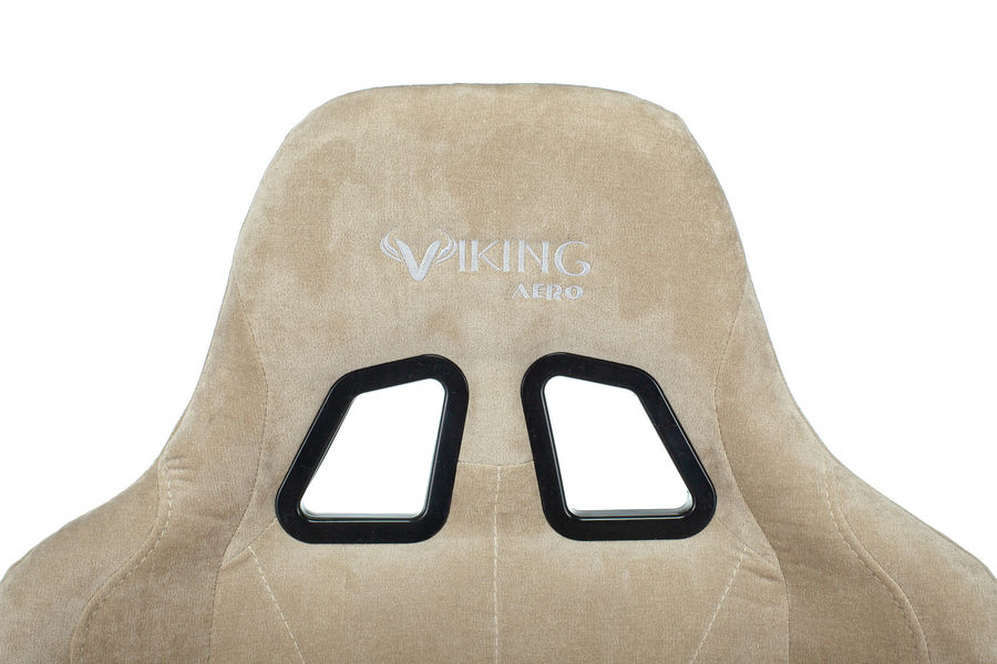 Кресло игровое Бюрократ VIKING KNIGHT LT21 FABRIC песочный крестовина металл