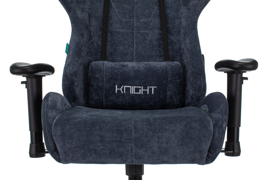 Кресло игровое Бюрократ VIKING KNIGHT LT27 FABRIC синий крестовина металл
